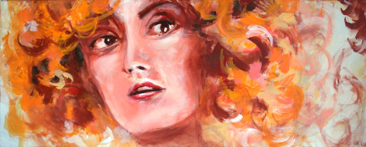 19-06 Roodharige dame woonkamer